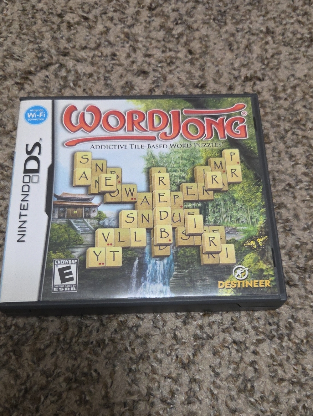 Nintendo DS WordJong - White, Red, Yellow Cover Art